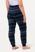 Pantalón de estar por casa, estampado noruego, felpa, material reciclado