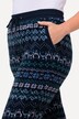 Pantalón de estar por casa, estampado noruego, felpa, material reciclado
