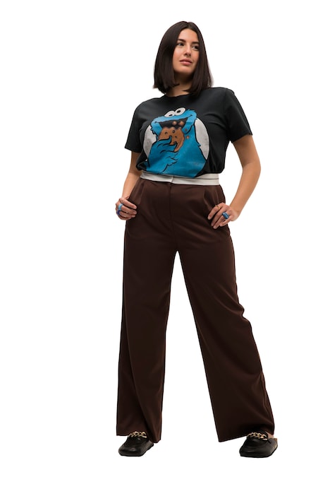 Pleated Stretch-Fit Pants
