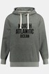 Hoodie i FLEXNAMIC® med brystprint og hætte, op til 8 XL