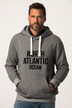 Hoodie i FLEXNAMIC® med brystprint og hætte, op til 8 XL