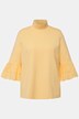 Sweatshirt, Spitze, Stehkragen, 3/4-Arm, Biobaumwolle