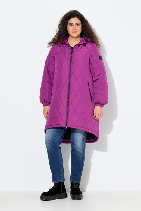 Manteau matelassé léger, imperméable, fermeture éclair à double sens