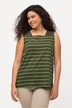 Dlouhý top, proužky, Classic, hranatý výstřih, bez rukávů