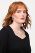 Pima Cotton Sweetheart Neckline Short Sleeve Tee