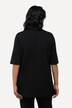 T-shirt, gobletkraag, V-hals, halve mouwen
