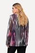 Mesh shirt, dubbellaags, V-hals, lange mouw