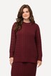 Pullover, breipatroon, opstaande kraag, lange mouwen, biologisch katoen