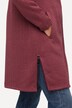 Long-Fleecejacke, Zacken, Stehkragen, kuschelweich