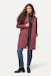Long-Fleecejacke, Zacken, Stehkragen, kuschelweich