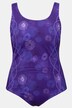 Costume da bagno senza coppe morbide con meduse e drappeggio