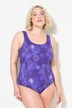 Costume da bagno senza coppe morbide con meduse e drappeggio