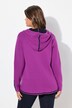 Hoodie, doubleface, hette, lange ermer