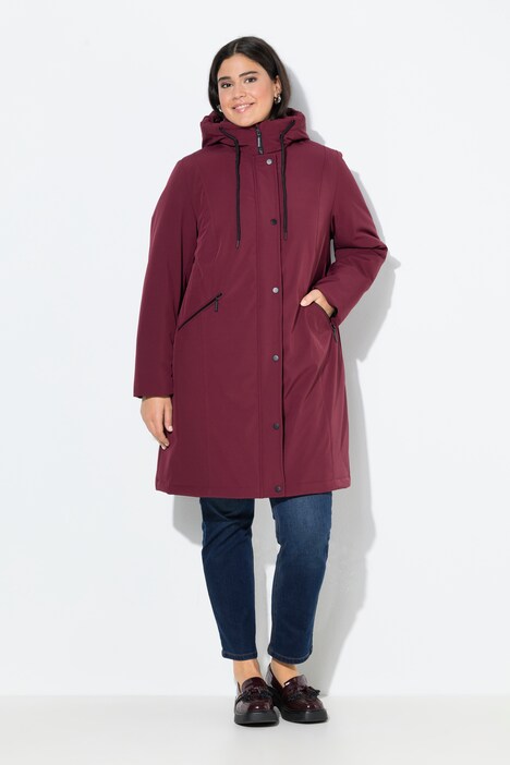 HYPRAR Funktionsjacke, wasserabweisend, verstellbare Kapuze
