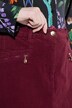 Corduroy rok Mony, ritszakken, comfortabele tailleband