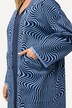 Loungewear-Langjacke, Oversized, offene Form, kuschelweich