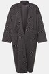 Lang loungewear-jakke, oversized, åpen fasong, koselig myk