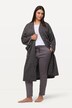 Lang loungewear-jakke, oversized, åpen fasong, koselig myk