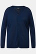 Cardigan oversize à col en V et boutons