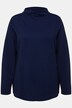 Sweatshirt, struktur, ståkrage, lange ermer