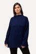 Sweatshirt, struktur, ståkrage, lange ermer