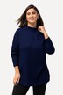 Sweatshirt, struktur, ståkrage, lange ermer