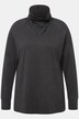 Pull à col rond et manches longues avec passe-pouces intégré, très doux, snood