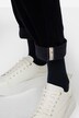 Pantalon carotte coupe large en velours côtelé, 5 poches