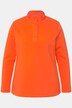 Sweatshirt, strik-ståkrave, knapper lange ærmer
