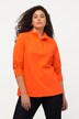 Sweatshirt, strik-ståkrave, knapper lange ærmer