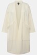 Lang loungewear-jakke, oversized, koselig myk, ekstra lang