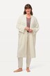 Lang loungewear-jakke, oversized, koselig myk, ekstra lang