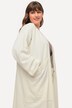 Lang loungewear-jakke, oversized, koselig myk, ekstra lang