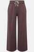 Loungewear-bukse, rett form, deilig myk, åpne kanter