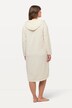 Loungewear-kjole, deilig myk, hette, lange ermer