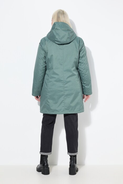 HYPRAR outdoorparka, capuchon, A-lijn, gewatteerd