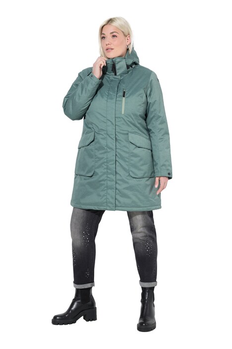 HYPRAR outdoor parka, kapuce, A střih, zateplená