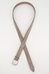 Ceinture aspect cuir suédé, boucle en métal