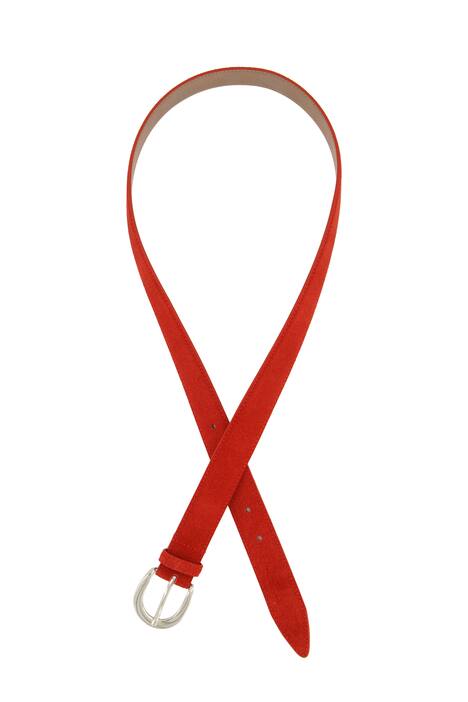 Pásek, hedvábí, semišový vzhled, metalická spona