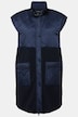 Veste en polaire bouclée à col montant et poches zippées