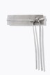 Leren strikceintuur, veloursleer, one-size-fits-all