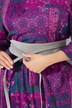 Leren strikceintuur, veloursleer, one-size-fits-all