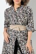 Leren strikceintuur, veloursleer, one-size-fits-all