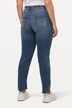 Boyfriend-jeans, Destroy-effekter, bredt ben, stretch