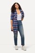 Boyfriend-jeans, Destroy-effekter, bredt ben, stretch