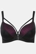 Reggiseno con ferretto, glitter, coppe morbide, nastri e coppa C-D