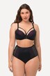 Reggiseno con ferretto, glitter, coppe morbide, nastri e coppa C-D