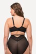Reggiseno con ferretto, glitter, coppe morbide, nastri e coppa C-D