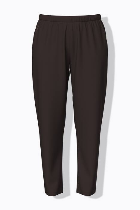 Pyjama, satijnen borstzak, V-hals, lange mouw