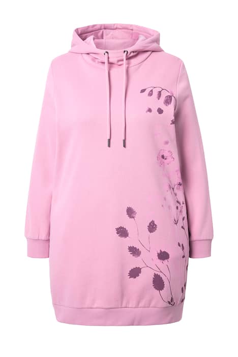 Mikina s kapucí, oversize, tráva, kapsy, dlouhé rukávy